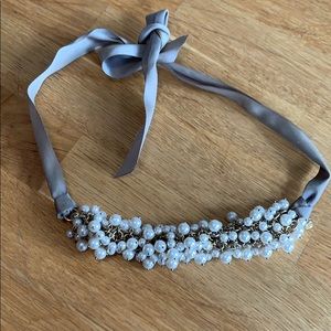 J.crew Ribbon Pearl Necklace